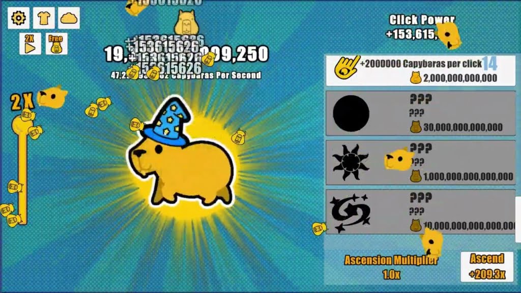 Capybara clicker 2