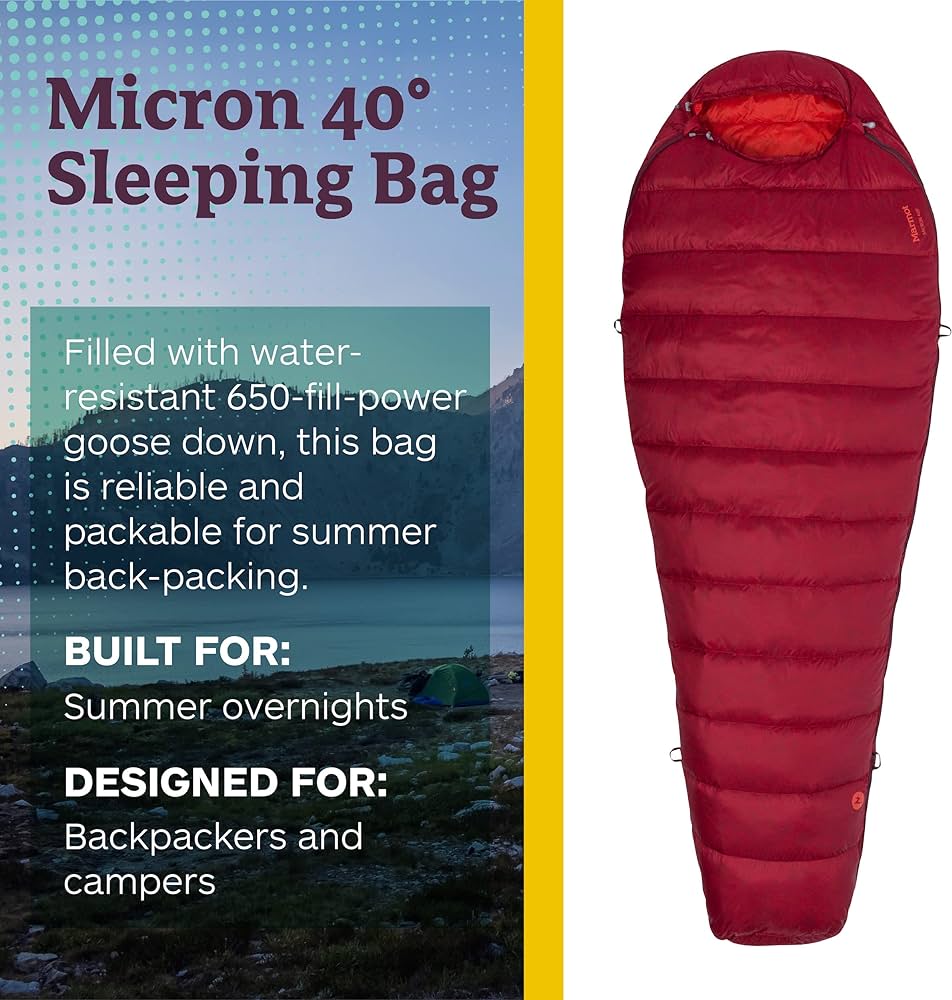 marmot sleeping bag