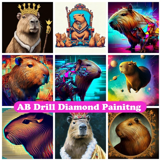 Capybara Diamond Painting